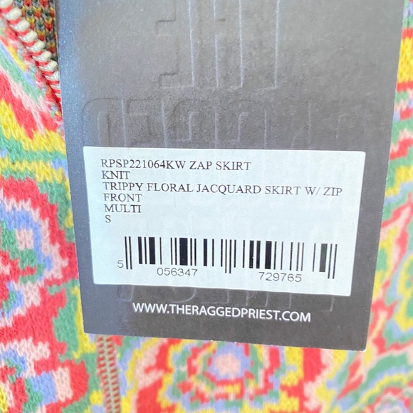 70's skirt mini acrylic // New - Picture 3 of 5